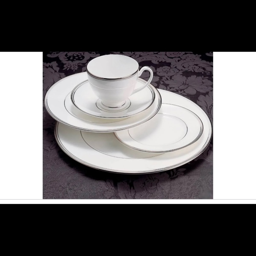 SOLD obo) NEW Waterford Kilbarry Platinum 5/pc Place Setting SOLD